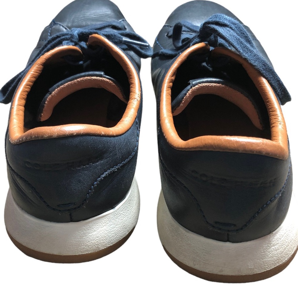 Cole Haan Grandpro Tennis Shoes Navy Blazer Blue Handstain Sneakers  Men's 8.5 - Picture 3 of 11